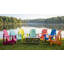 Chaise Adirondack Weathercraft Classic, bois massif de pin traité sous pression avec dossier incurvé et siège profilé, 15 options de finition Sherwin-Williams, fabriquée aux États-Unis-1538632560