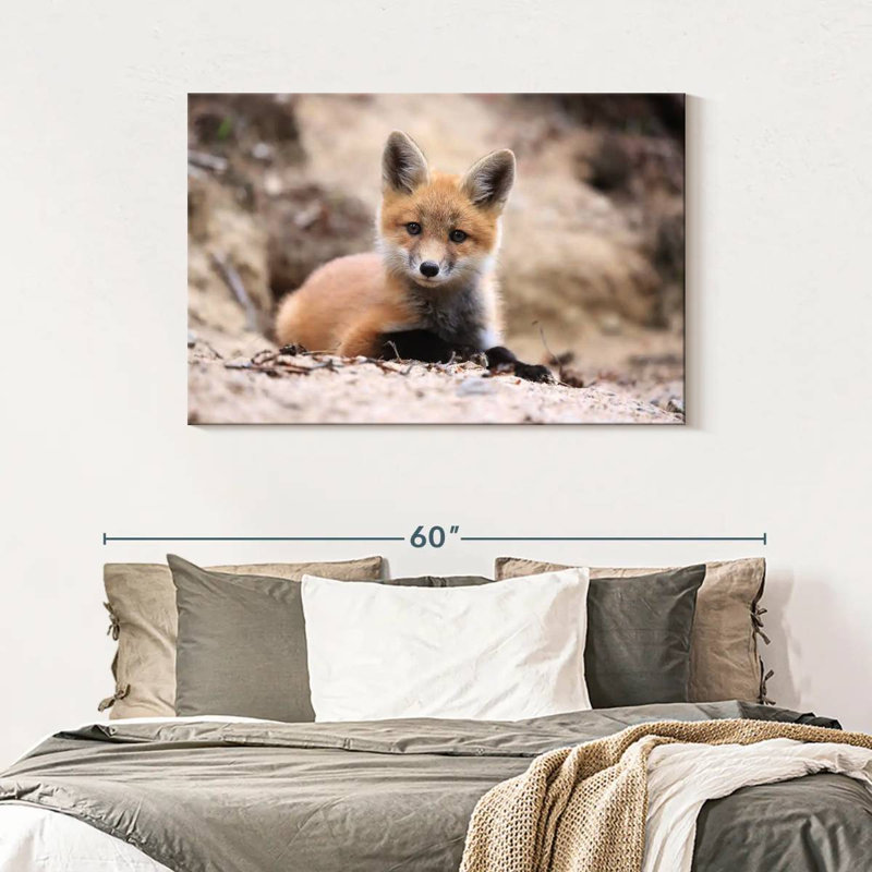 Little Brown Fox, 30" H x 45" W