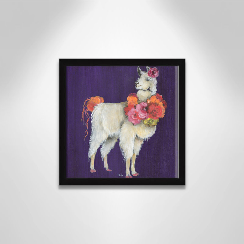 Art sur toile little, H 13 po x l 13 po x P 1,18 po, Cadre noir