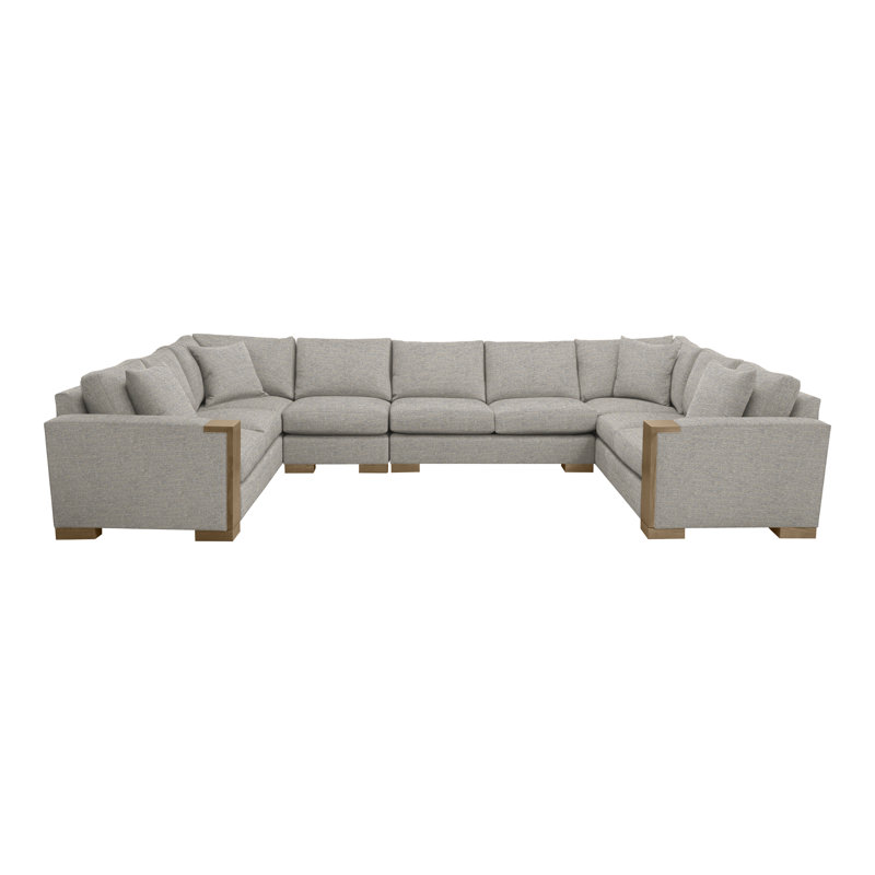Abingdon By Michael Weiss Upholstered Sectional Symmetrical, Impala Storm, Hampton