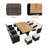 10 - Person Patio Dining Set Umbrella Hole Included Rectangular Table with Cushions Included-87547734-87547735