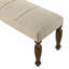 Ensemble de salle à manger Rowan 6 pièces, table de 183 cm avec 4 chaises et un banc, fini noyer-2102362578