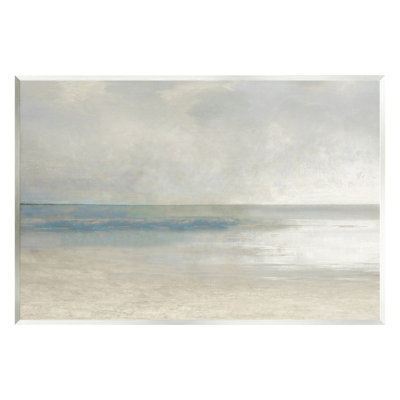 «Abstract Beach Horizon Landscape Floater Canvas» par Christy Mckee