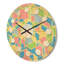 Horloge murale géométrique en bois II abstrait-63893305