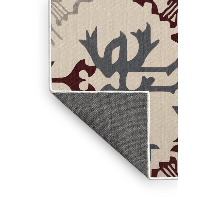 Staggered Facets Rug, Round 3'