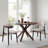 Upholstered Modern Solid Wood Dining Chairs With Ergonomic Curved Backrest, Cotton & Linen Fabric Kitchen Side Chairs(set Of 2)-245058568-245058569
