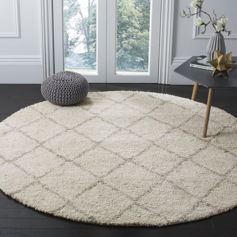 Agadir Performance Geometric Rug, Round 6'7"