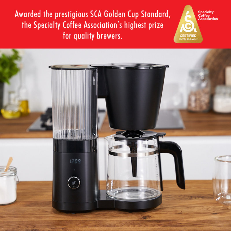 ZWILLING Enfinigy Glass Drip Coffee Maker, Black