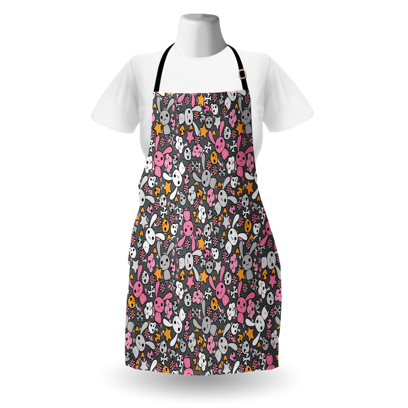 No Pattern Bib Apron