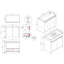 Meuble-lavabo autoportant 36 po avec lavabo Laxita-1608627847