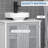 Kleankin Modern Under Sink Cabinet With 2 Doors, Adjustable Shelves, And U-Shaped Design For Maximum Storage Efficiency-1490751308