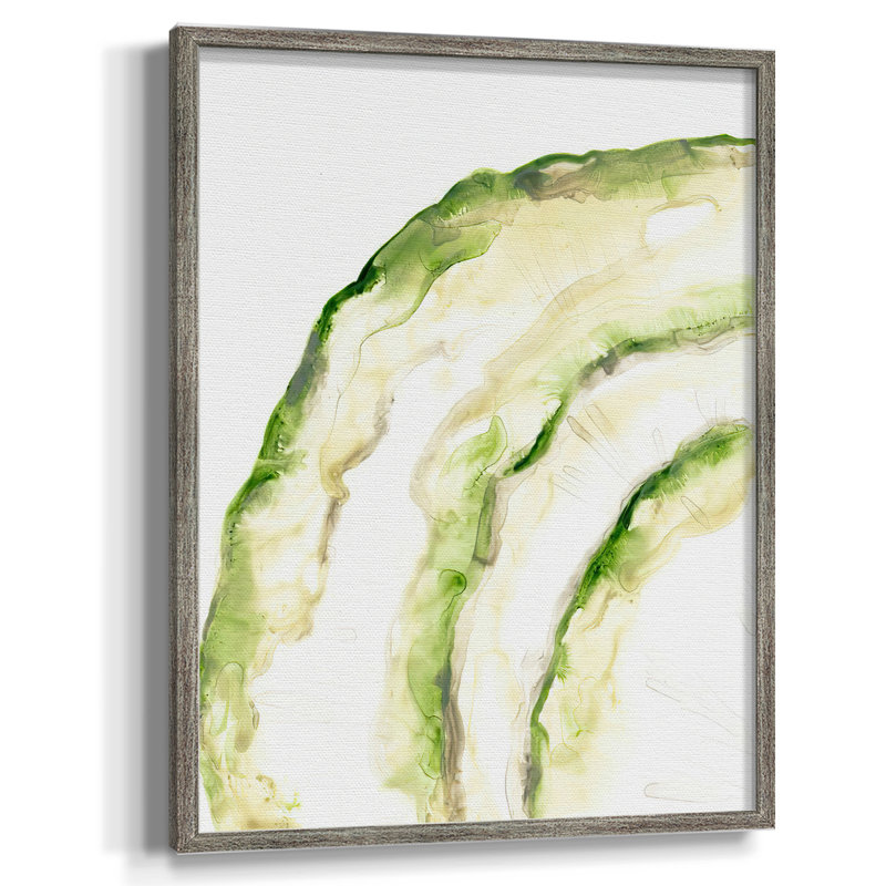Lichen Halo I, reproduction encadrée - bois massif, H 11 po x l 9 po