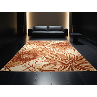 Tapis marocain beige lavable à la machine Orlandra Zinnia - reliure beige