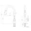 Single Handle Pull Down Kitchen Sink Faucet-104406370