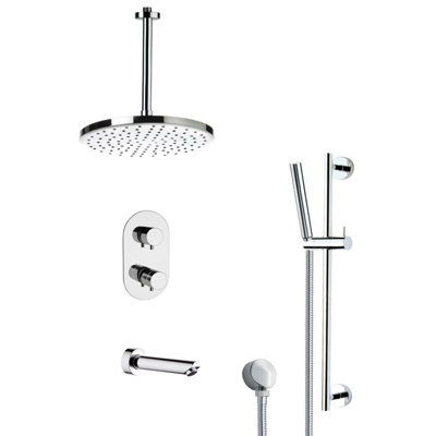 Galiano Complete Shower System with Rough in-Valve