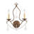 Abdel-Rahman Steel Flush Mounted Sconce-21530101