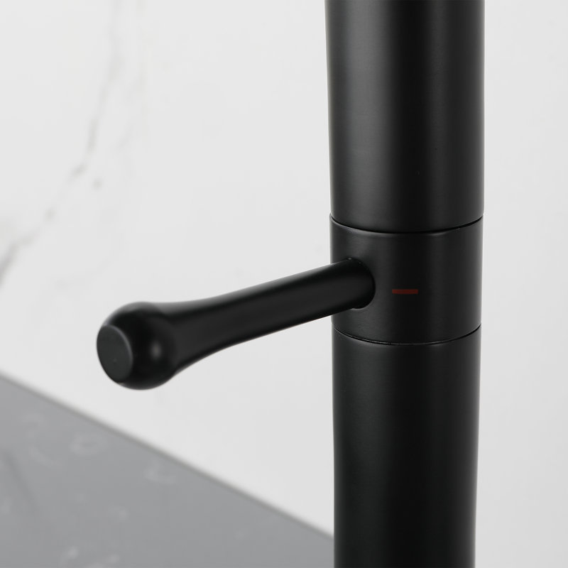 Robinet de lavabo pour salle de bain Creative, Noir mat