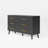 Modern Solid Wood 6-Drawer Double Dresser - Use as a TV Stand, Dresser, or Storage Cabinet for Bedroom, Living Room, or Hallway-1101815107