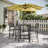 Ellenton Powder Coated Aluminum Outdoor 26.75'' Counter Stool-115069055