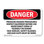 Pressure Washer Procedures Inspect Equipment Plastic Sign 10" X 7"