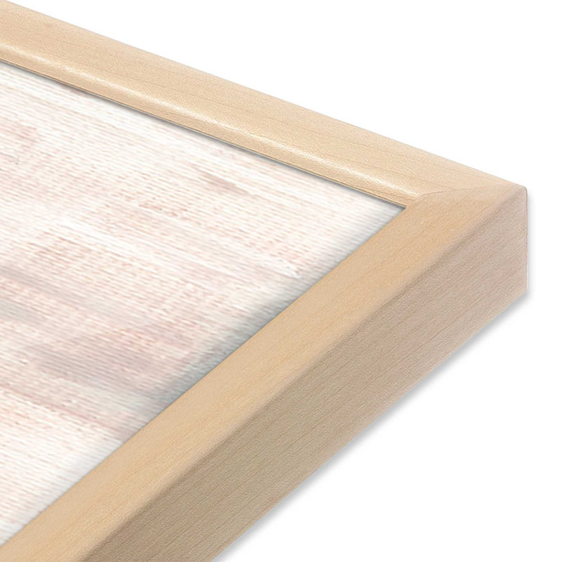 Hush of Dawn Set of 2 Print on Archival Matte Paper in Frame, Raw Maple, 17.5" H x 17.5" W