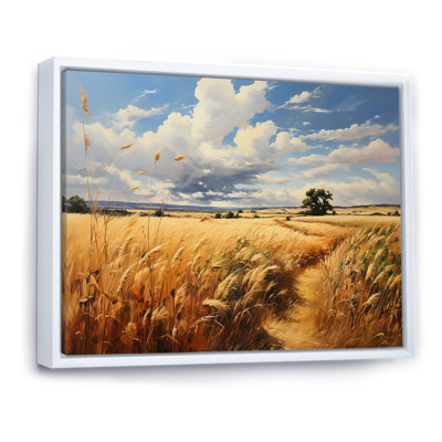 «Yellow Wheat Field Meadows I - Meadow», art mural