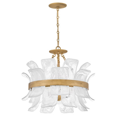 Fredrick Ramond Fleur Medium 5-Light Convertible Chandelier