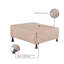 Chalet Modern Leisure  Patio Coffee Table Cover, 48"L x 25"W x 18"H, Beige