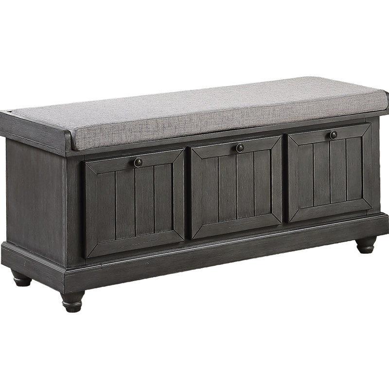 Mobilier de maison en bois massif 1pc, Gris foncé