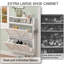 Armoire à chaussures en métal avec 2 tiroirs rabattables, range-chaussures mural, étagère à chaussures étroite et étroite pour le vestibule, blanc