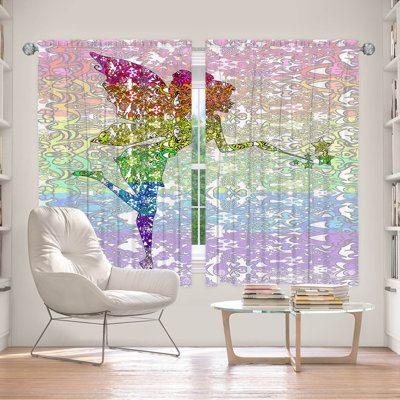 Paire de rideaux obscurcissant en polyester Friedlaender