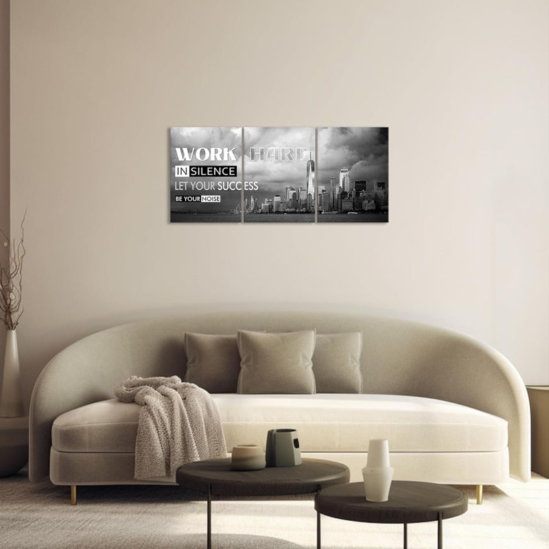 Art mural sur toile de motivation
