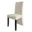 Black Wooden Dining Chair With Velvet Cover-349343674