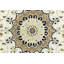 Tapis oriental floral en laine Indo-Nain-93052685