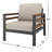 Townsend Patio Chair with Sunbrella® Cushions-2081670187-2119286415