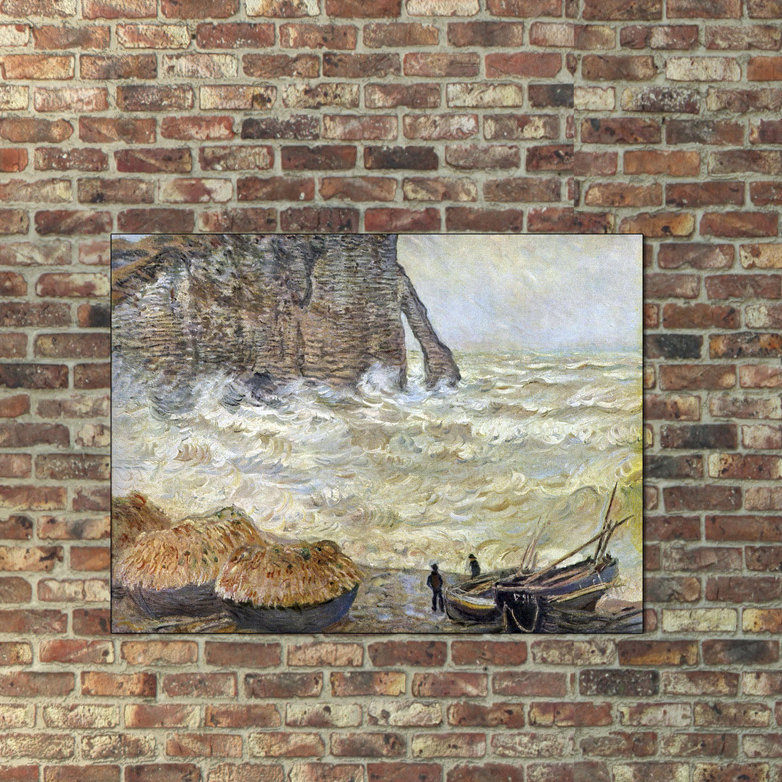 Claude Monet - Wrapped Canvas Painting, 60cm H x 80cm W x 1.8cm D