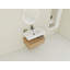 Meuble-lavabo mural 30 po avec lavabo en résine, tiroir à fermeture en douceur et fixation à flotteur