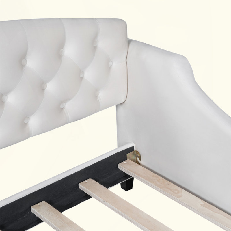 Lit de jour Modern Luxury, Beige, Lit simple