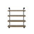 Olivia 4-Shelve Industrial Pipe Wall Shelf-625969657-625969656