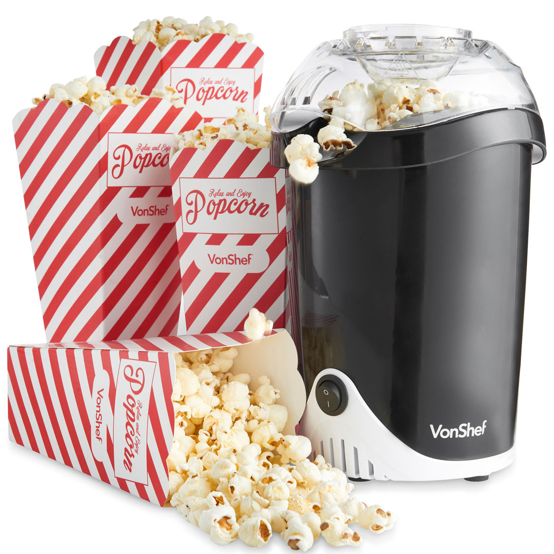 VonShef Hot Air Popcorn Maker