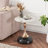 Round Pedestal End Table
