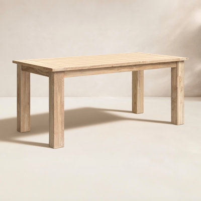 Bedwell Teak Patio Dining Table