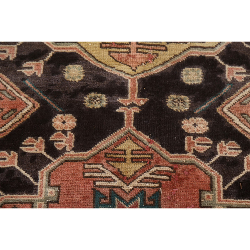 Tapis géométrique en laine 5 x 9