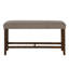 Ensemble de tabouret de bar et banc Marcello Brown