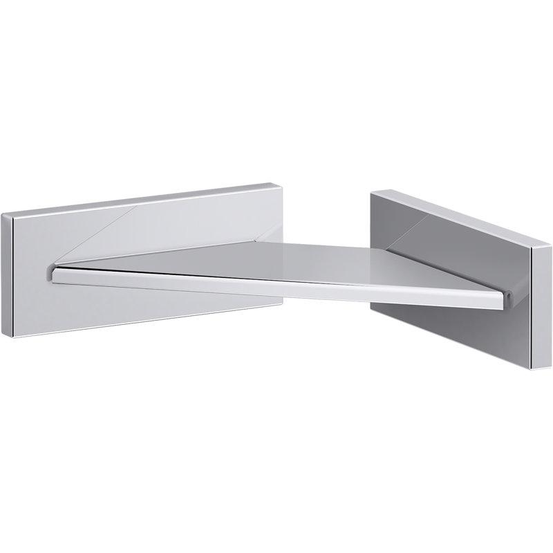 Square Foot Ledge, Polished Chrome