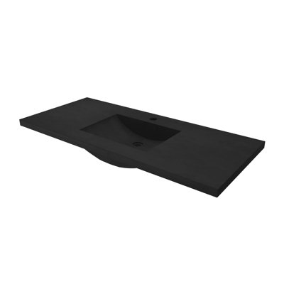 Palomar Concrete Bathroom Vanity Top with Integral Sink