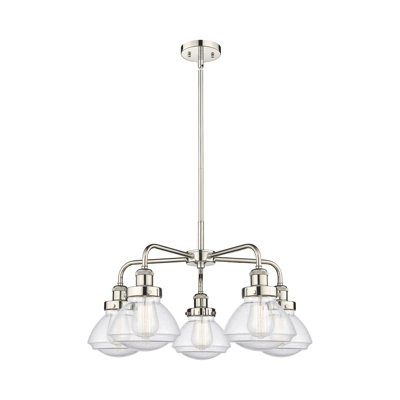 Almarosa 5 - Light Glass Dimmable Chandelier