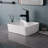 Paklorde 11.81'' White Ceramic Rectangular Bathroom Sink