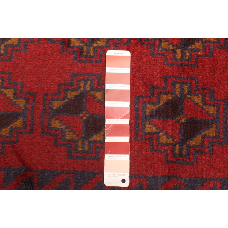 Rizbaft Red Rug 3'7" x 6'3"