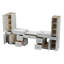 Ensemble de meuble-lavabo double 120 po Disar-111107834
